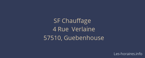 SF Chauffage