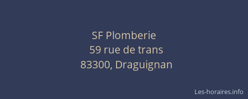 SF Plomberie