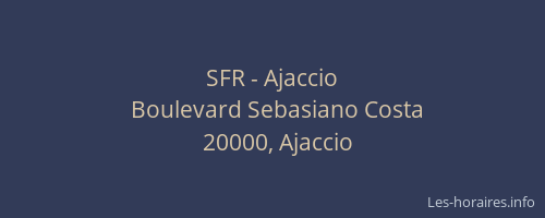 SFR - Ajaccio