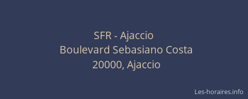 SFR - Ajaccio