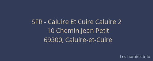SFR - Caluire Et Cuire Caluire 2