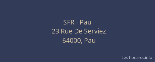 SFR - Pau