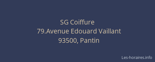 SG Coiffure