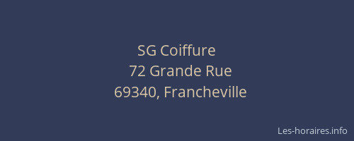 SG Coiffure