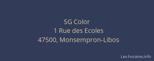 SG Color