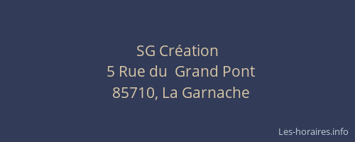 SG Création