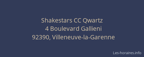 Shakestars CC Qwartz