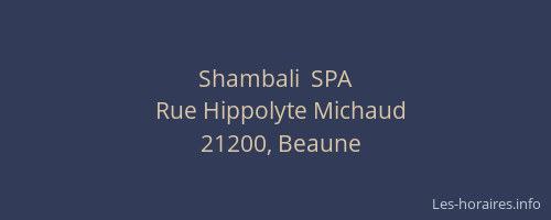 Shambali  SPA