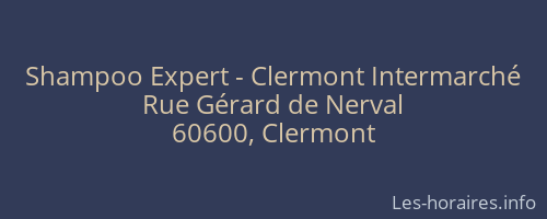 Shampoo Expert - Clermont Intermarché