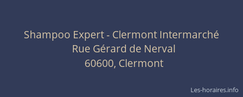 Shampoo Expert - Clermont Intermarché