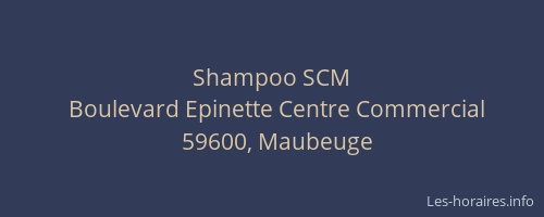 Shampoo SCM