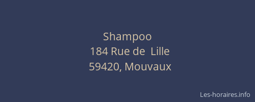 Shampoo