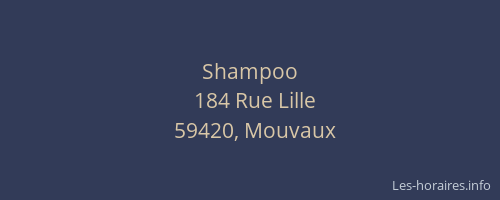 Shampoo