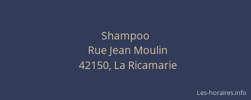 Shampoo