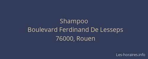 Shampoo
