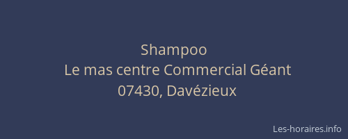 Shampoo