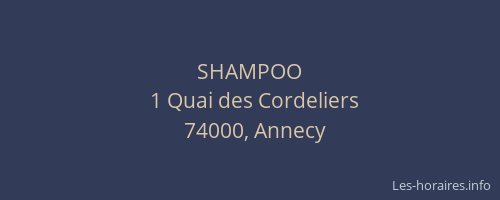 SHAMPOO