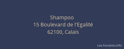 Shampoo