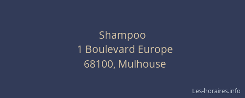 Shampoo