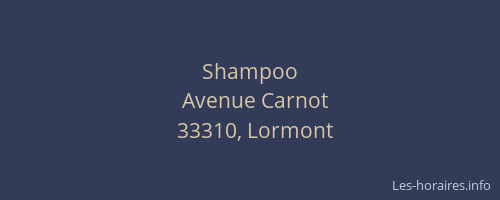Shampoo