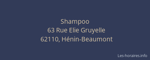 Shampoo