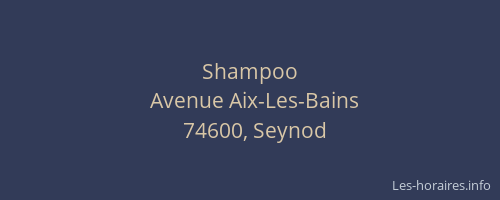 Shampoo