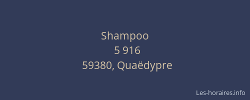 Shampoo