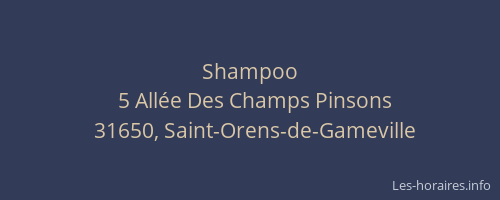 Shampoo