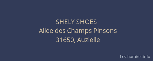 SHELY SHOES
