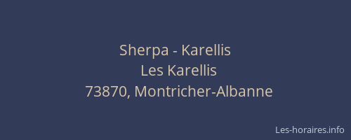 Sherpa - Karellis