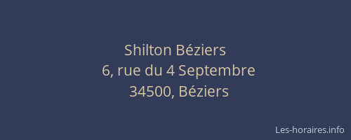 Shilton Béziers