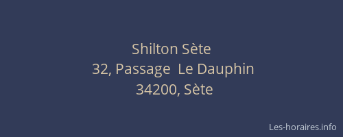 Shilton Sète