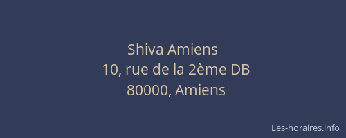 Shiva Amiens