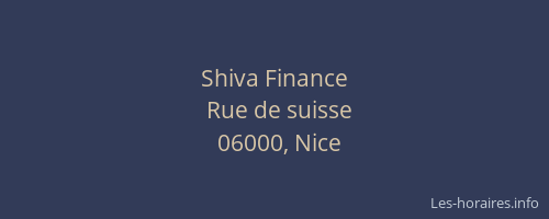Shiva Finance