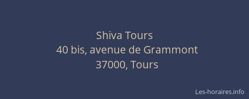 Shiva Tours