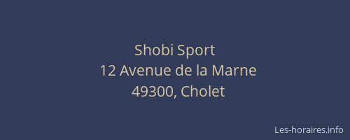 Shobi Sport
