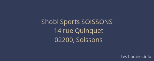 Shobi Sports SOISSONS