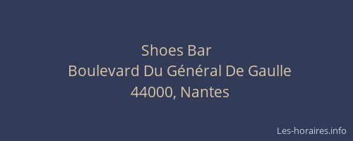 Shoes Bar