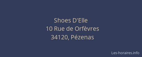Shoes D'Elle