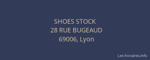 SHOES STOCK