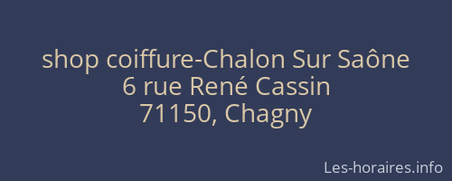 shop coiffure-Chalon Sur Saône
