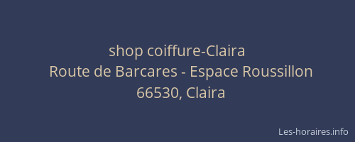 shop coiffure-Claira