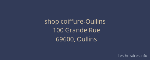 shop coiffure-Oullins