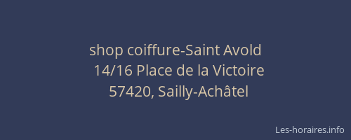 shop coiffure-Saint Avold