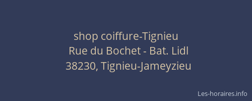 shop coiffure-Tignieu