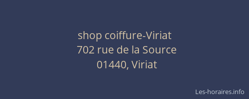 shop coiffure-Viriat