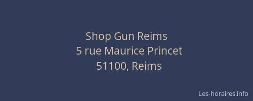 Shop Gun Reims