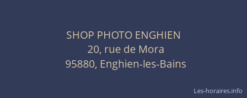 SHOP PHOTO ENGHIEN