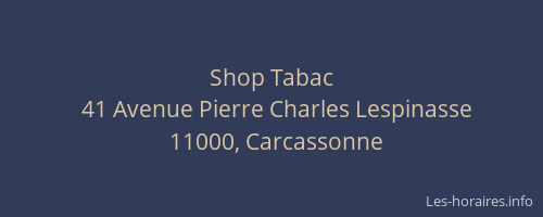 Shop Tabac