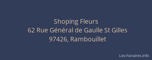 Shoping Fleurs